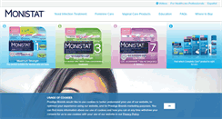 Desktop Screenshot of monistat.com